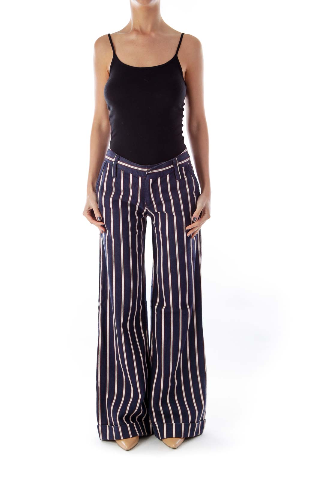 Blue Stripe Pants