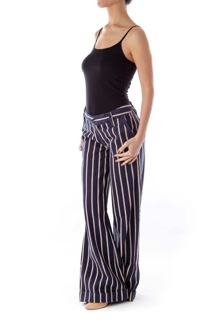 Blue Stripe Pants