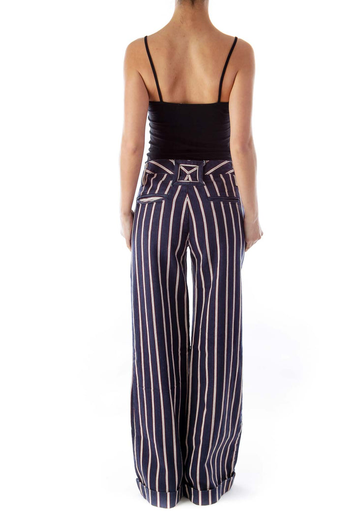 Blue Stripe Pants