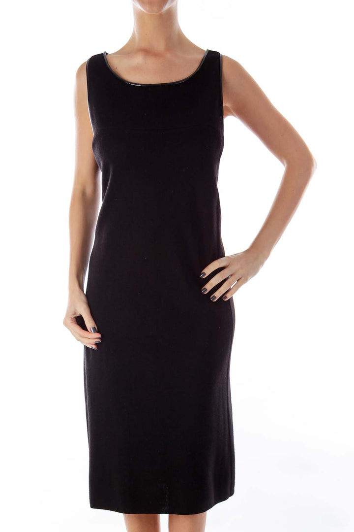 Black Merino Knit Dress