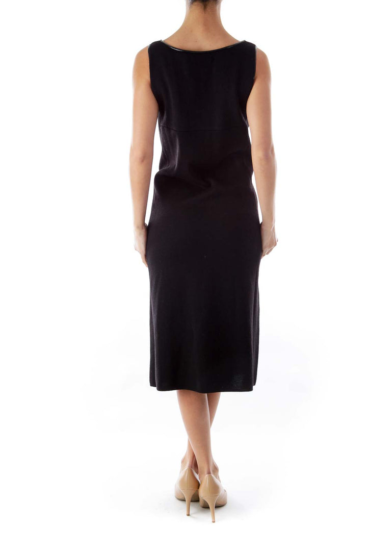 Black Merino Knit Dress