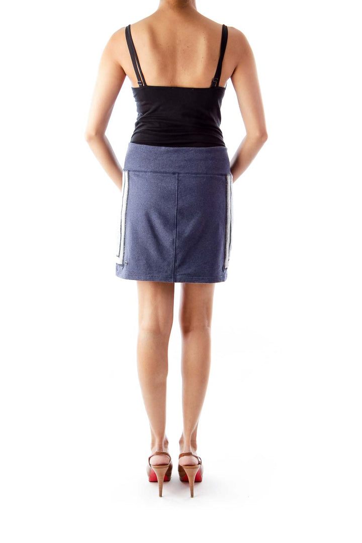 Blue & Gray Sport Skirt