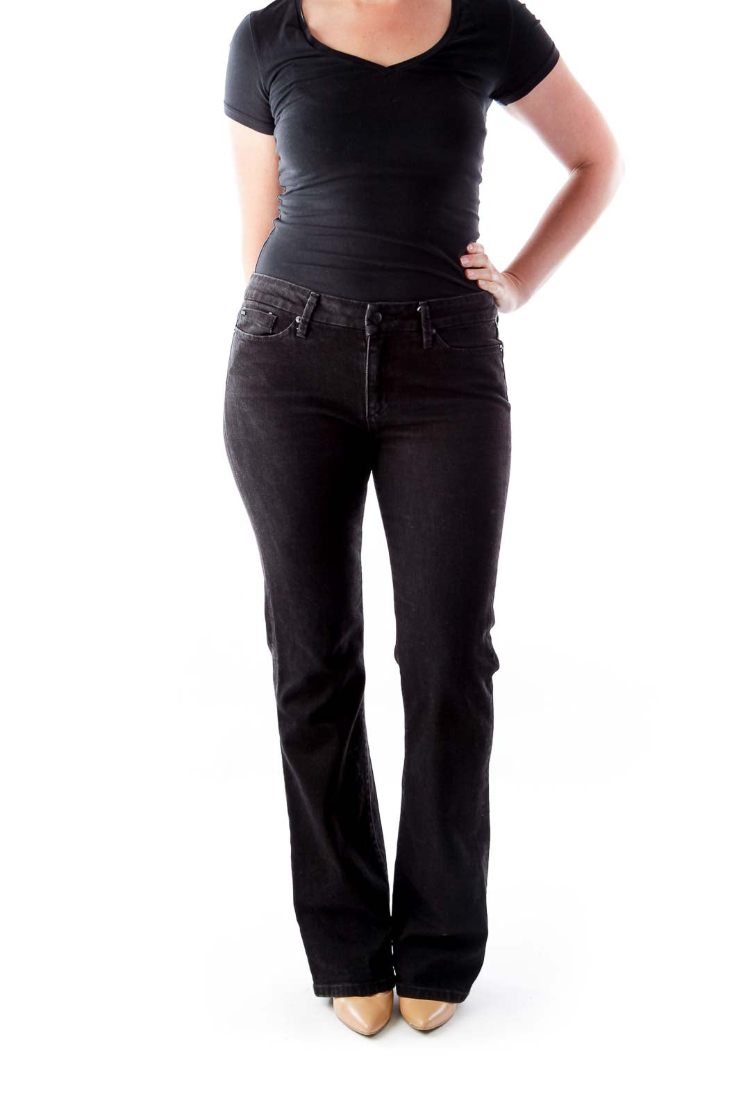 Black Flare Jeans