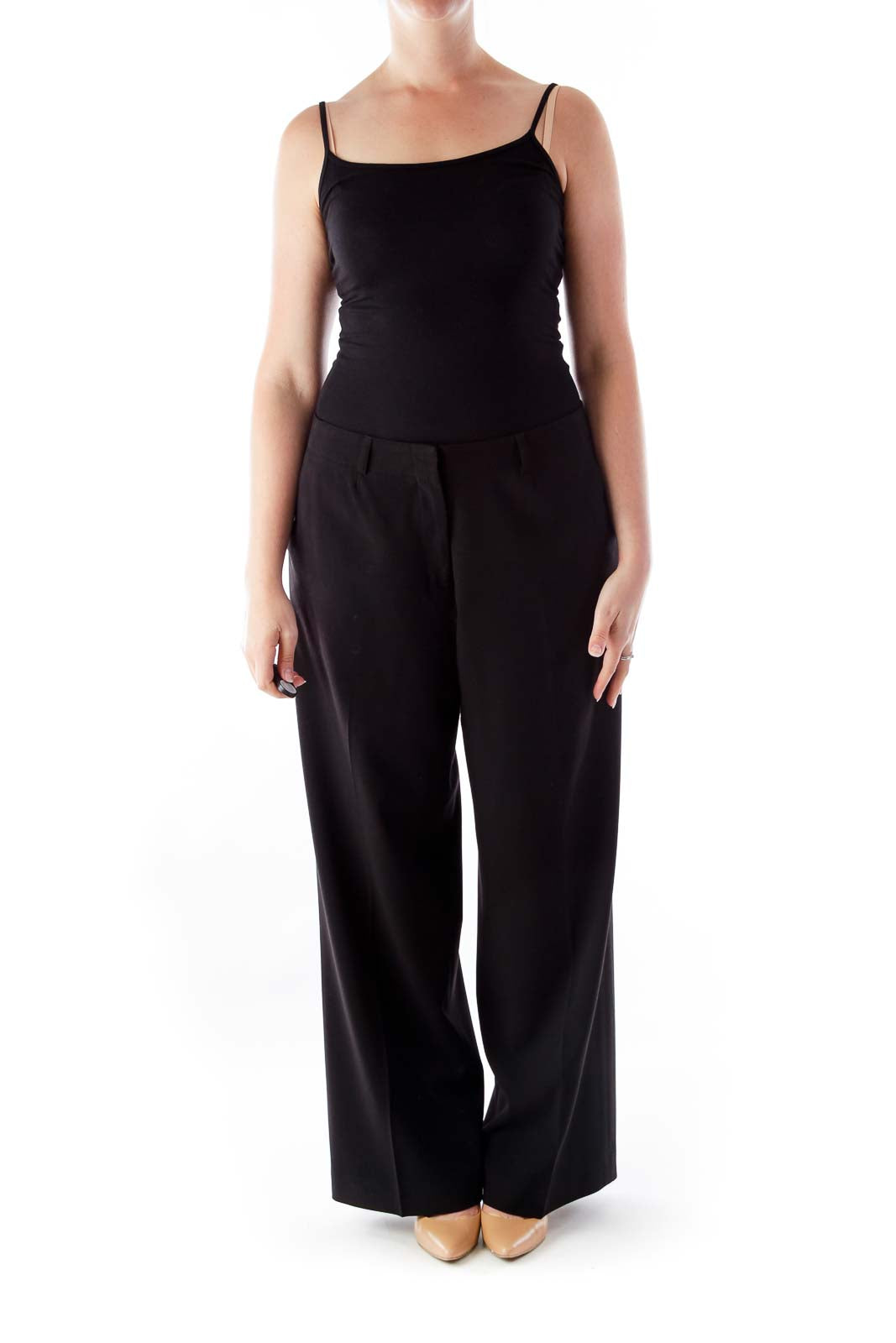 Black Wide Legs Pants