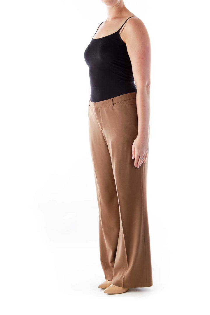 Brown Wide Legs Pants