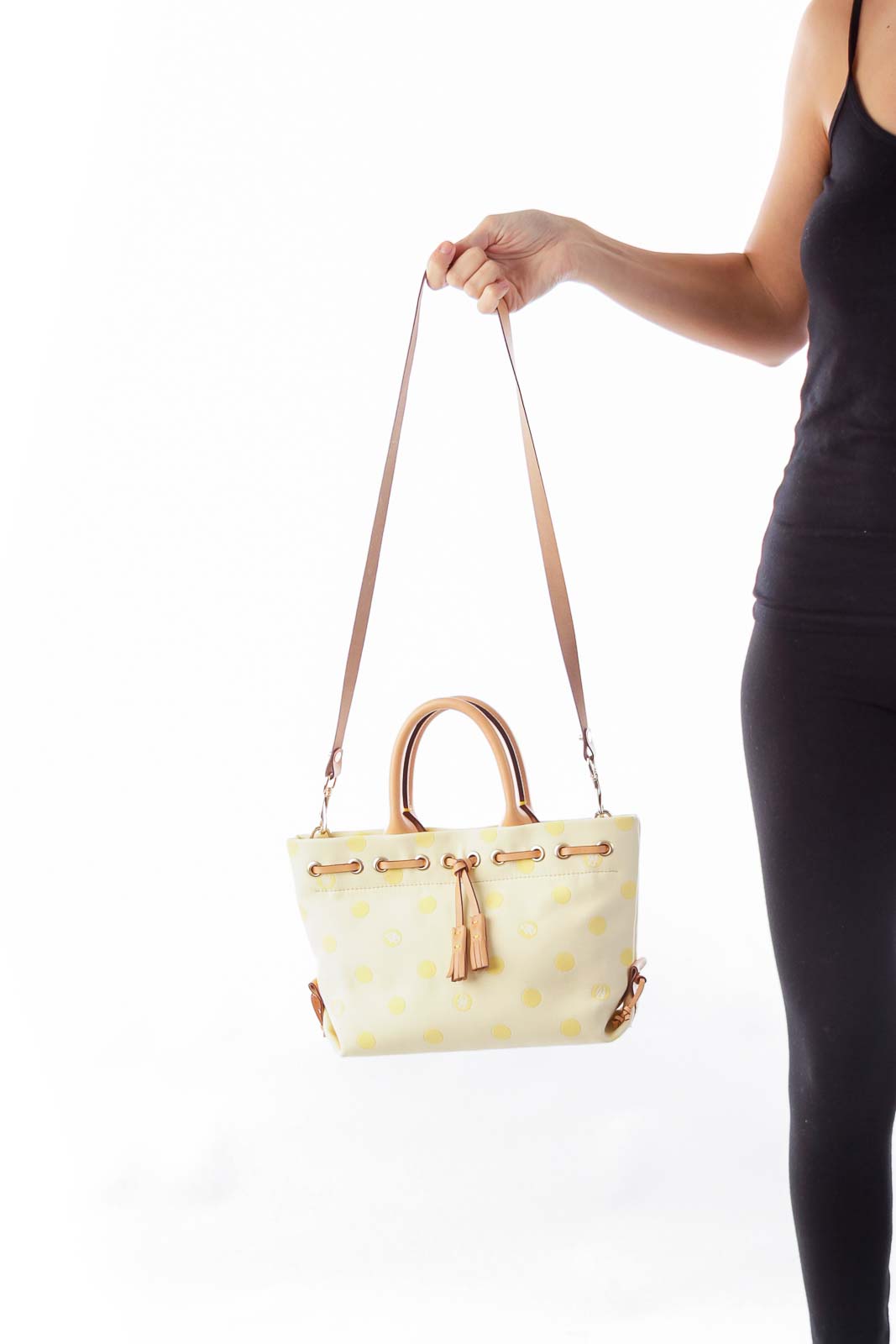 Yellow Polka Dot Bag