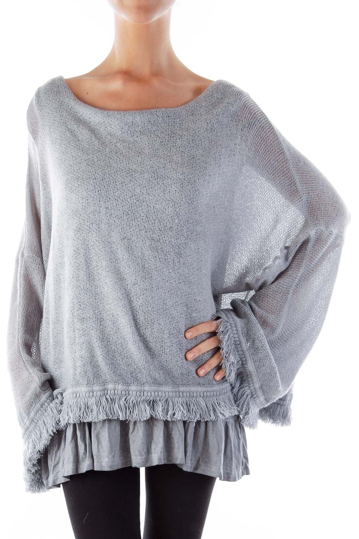 Gray Double Layer Shirt