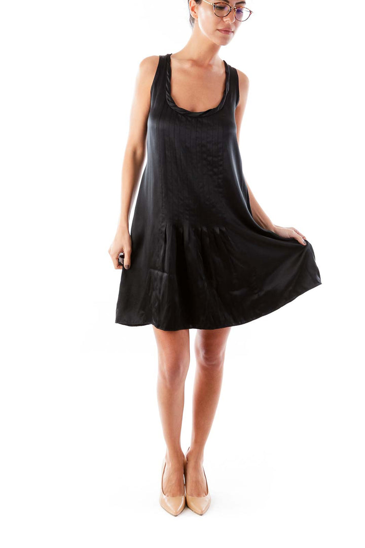 Black Silk Dress