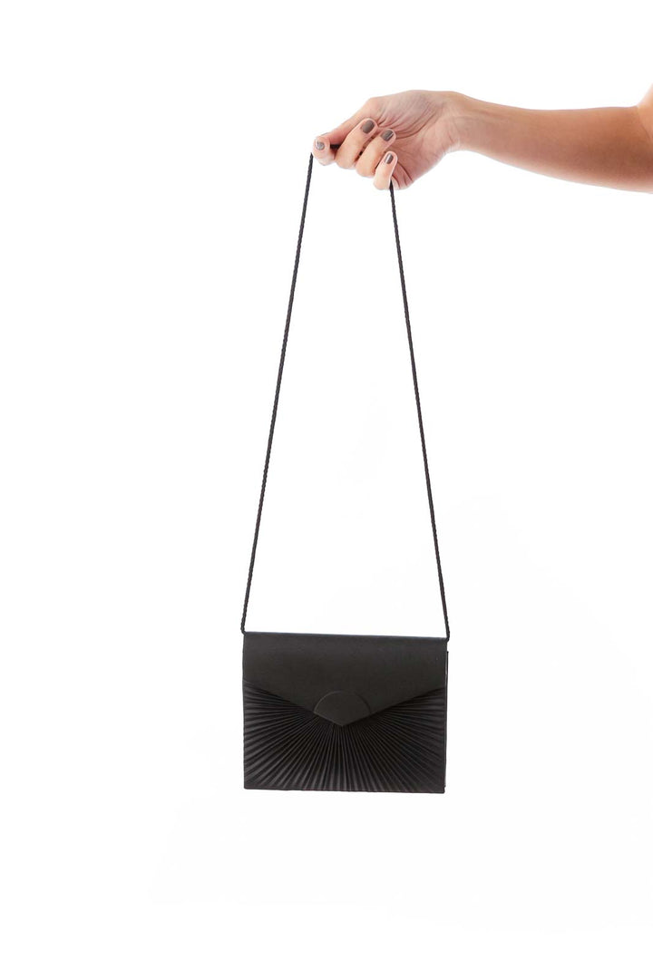 Black Silk Evening Clutch