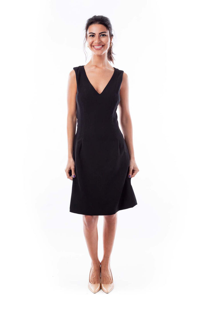 Black  A-Line Dress