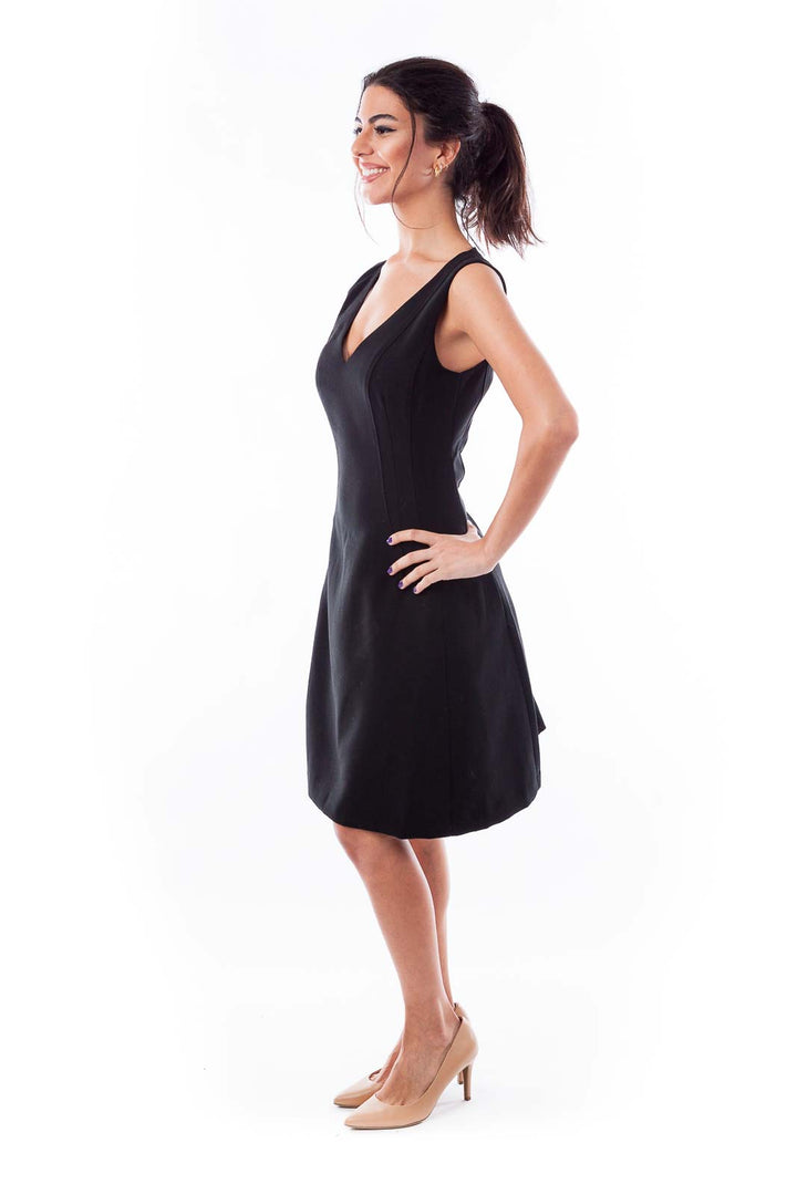 Black  A-Line Dress