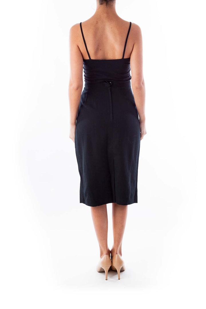 Black High Waist Pencil Skirt