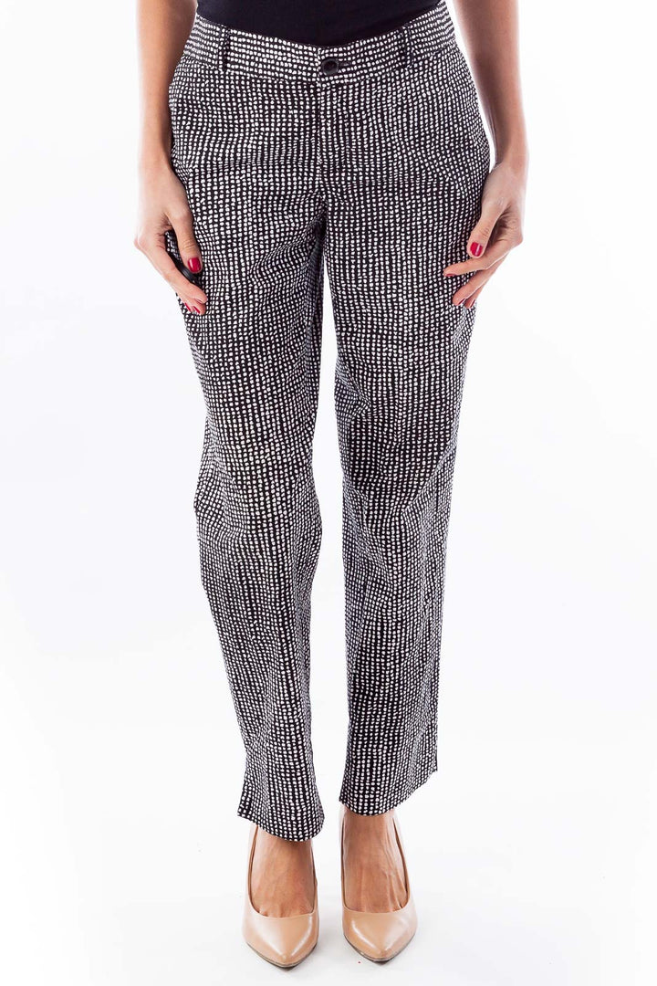 Black & White Print Pants