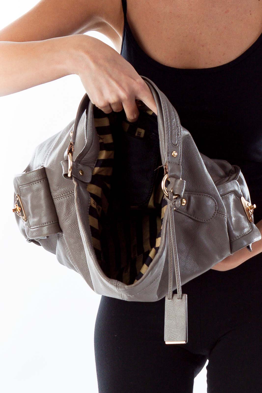 Taupe Hobo Bag