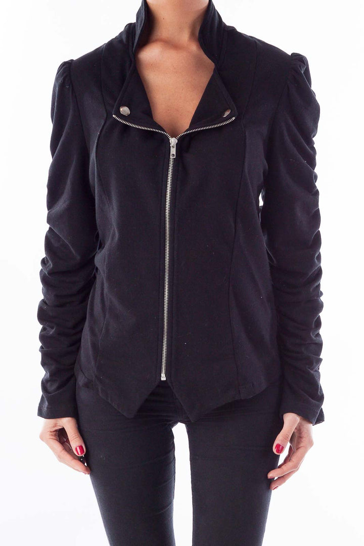 Black Zippered Jacket