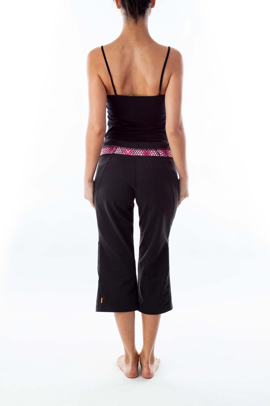 Black Cropped Yoga Pants