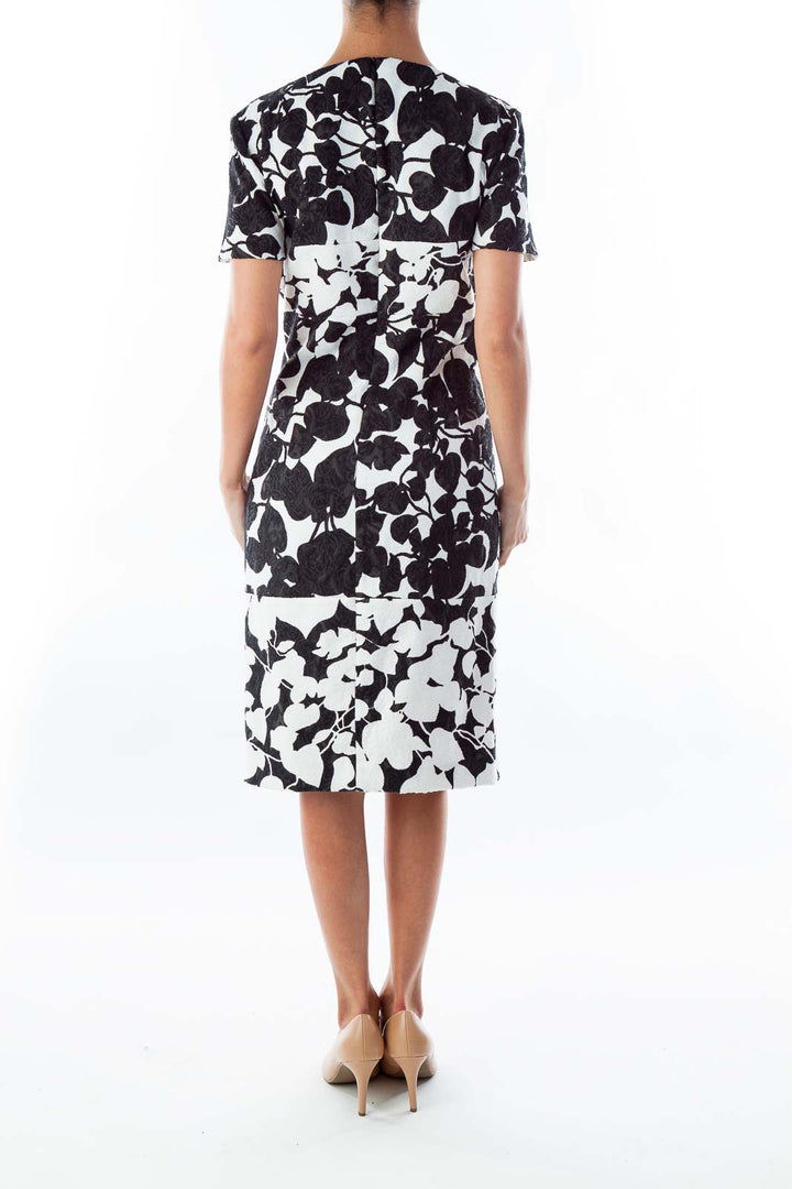 Black & White Floral Dress