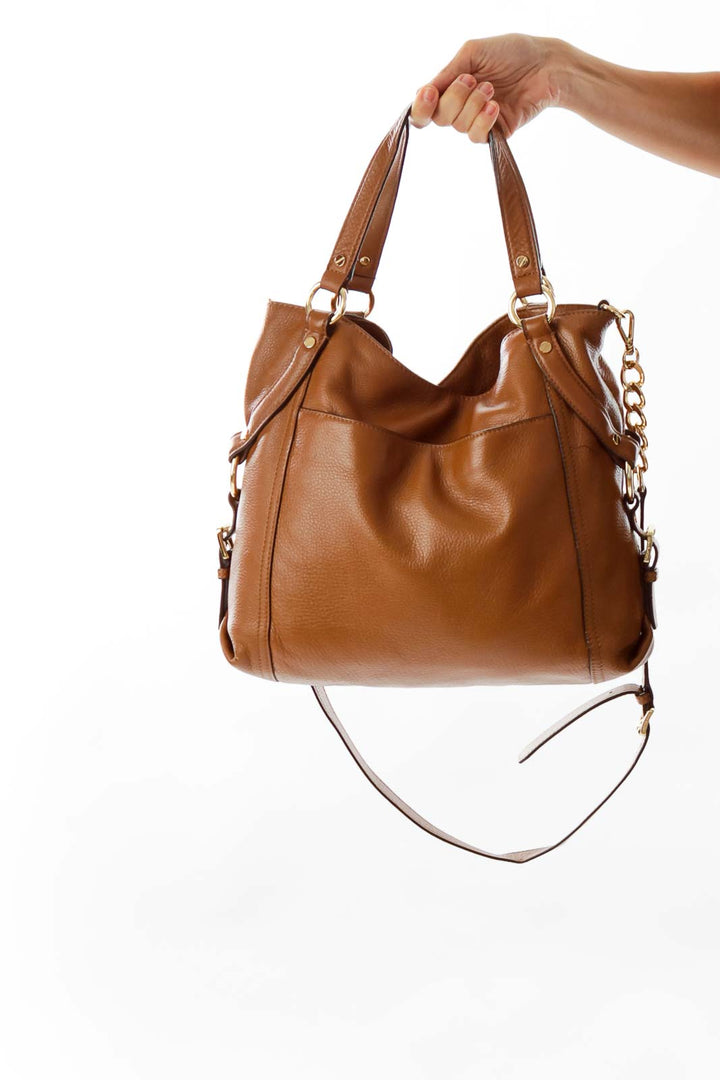 Brown Leather Tote