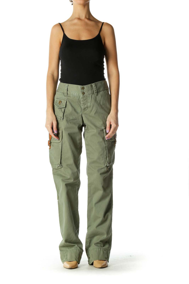 Military Green Cargo Pants