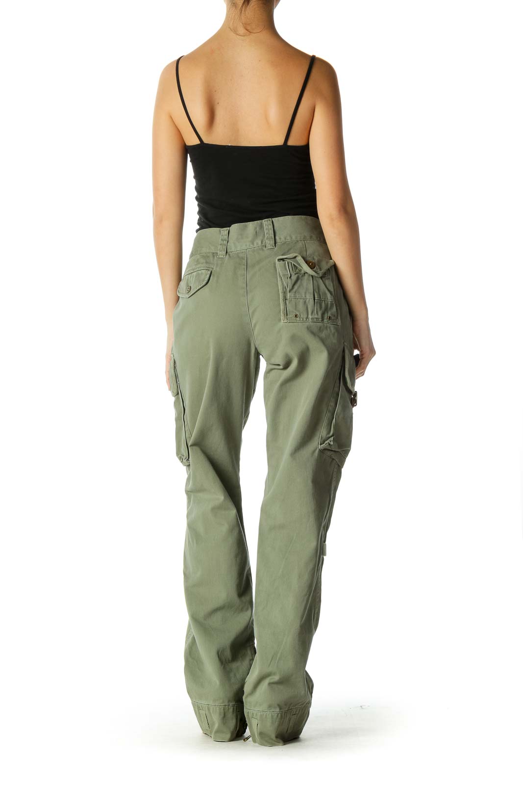 Military Green Cargo Pants