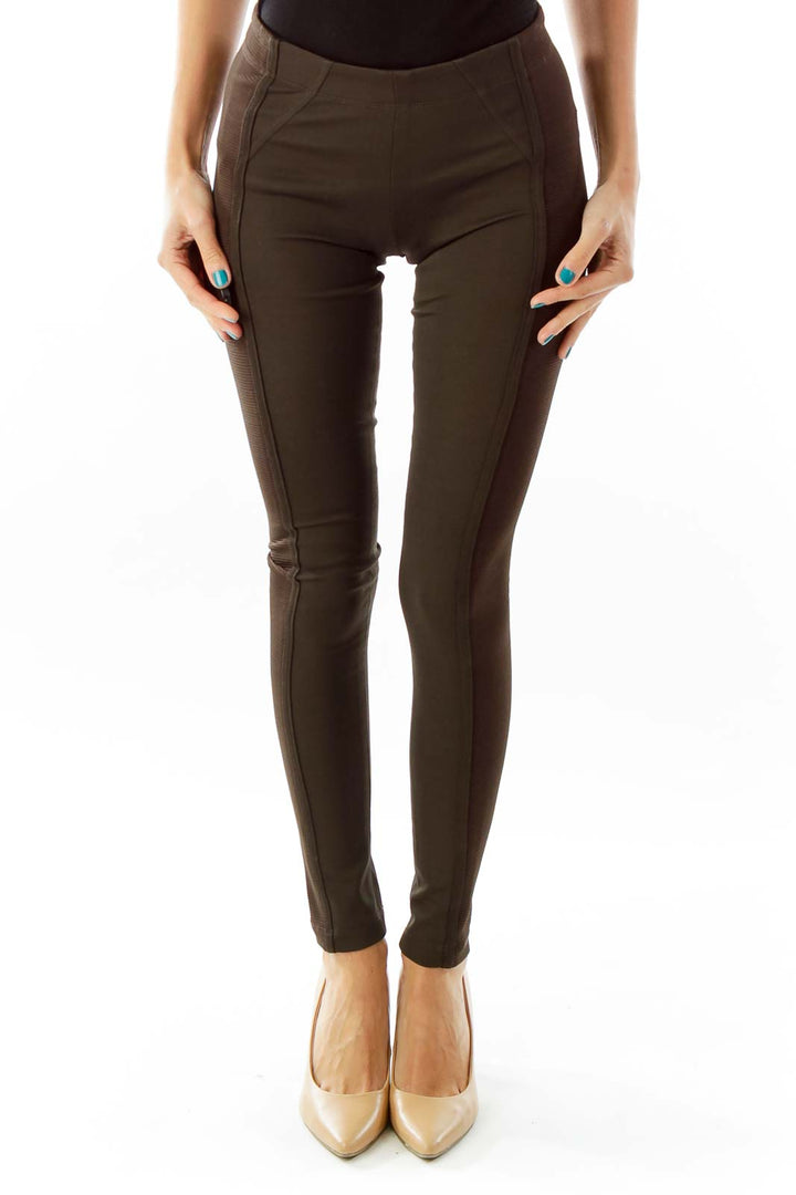 Brown Skinny Legging