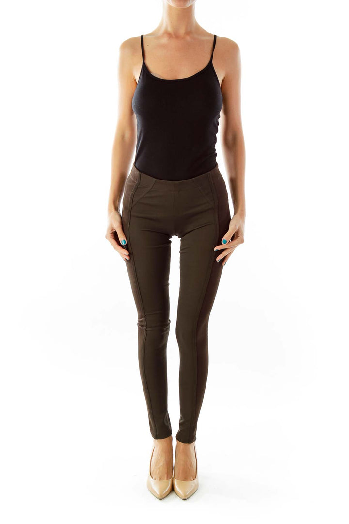 Brown Skinny Legging