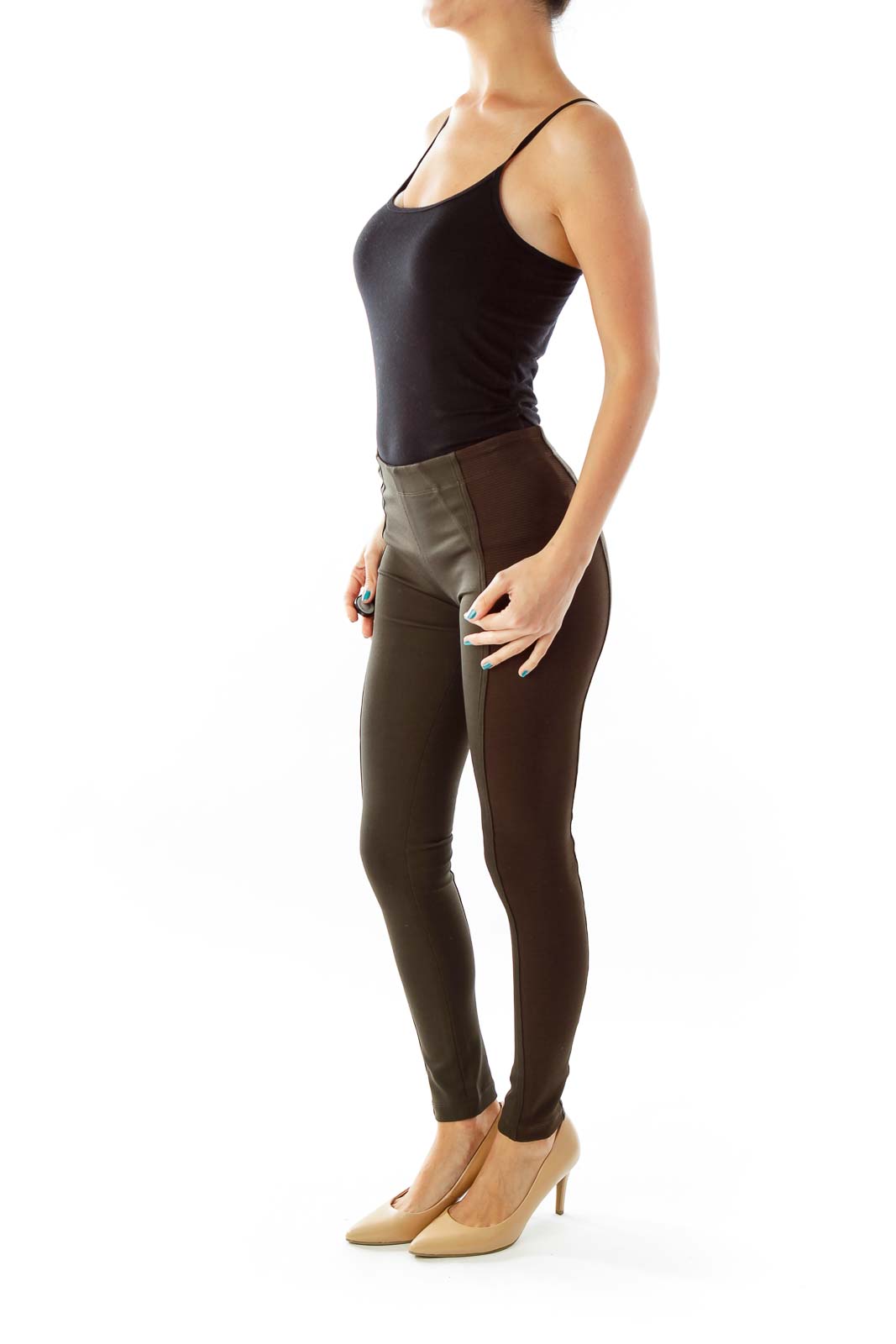 Brown Skinny Legging