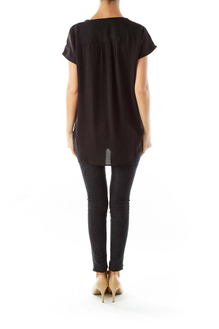 Black Loose Blouse