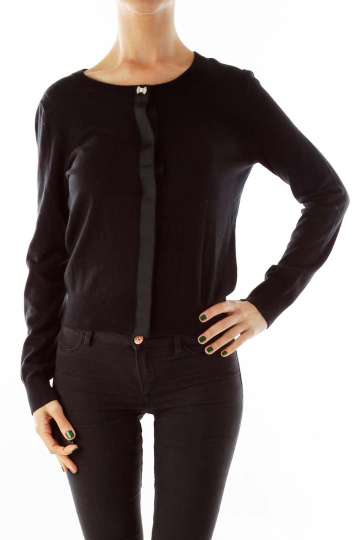 Black Knit Cardigan