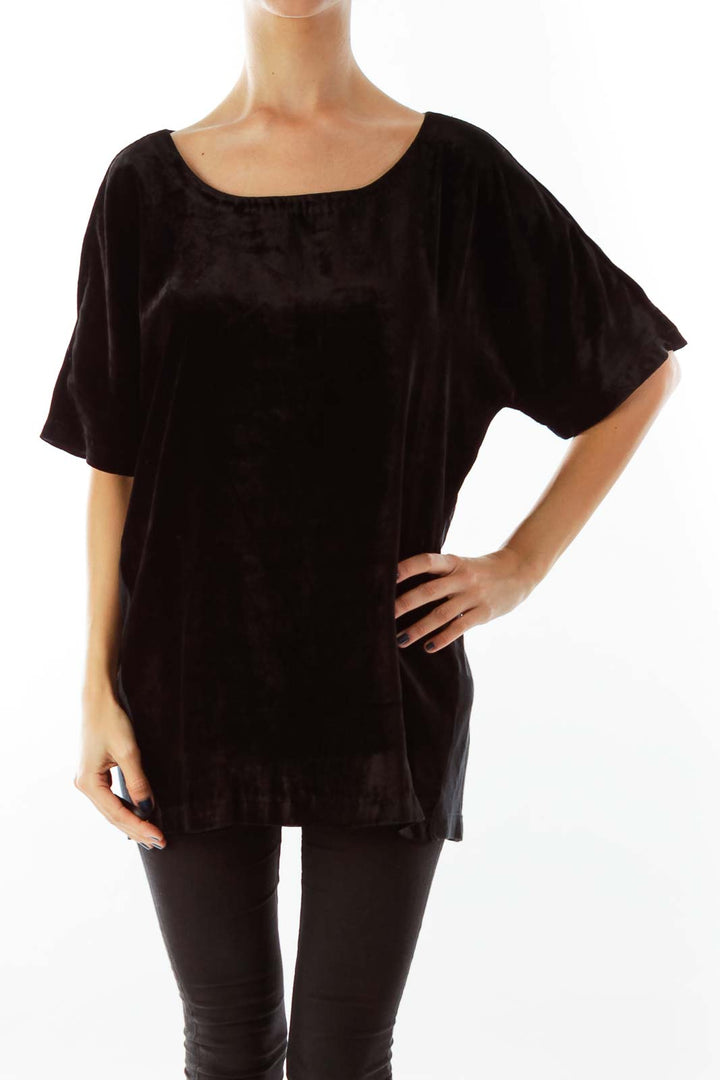 Black Velvet Top