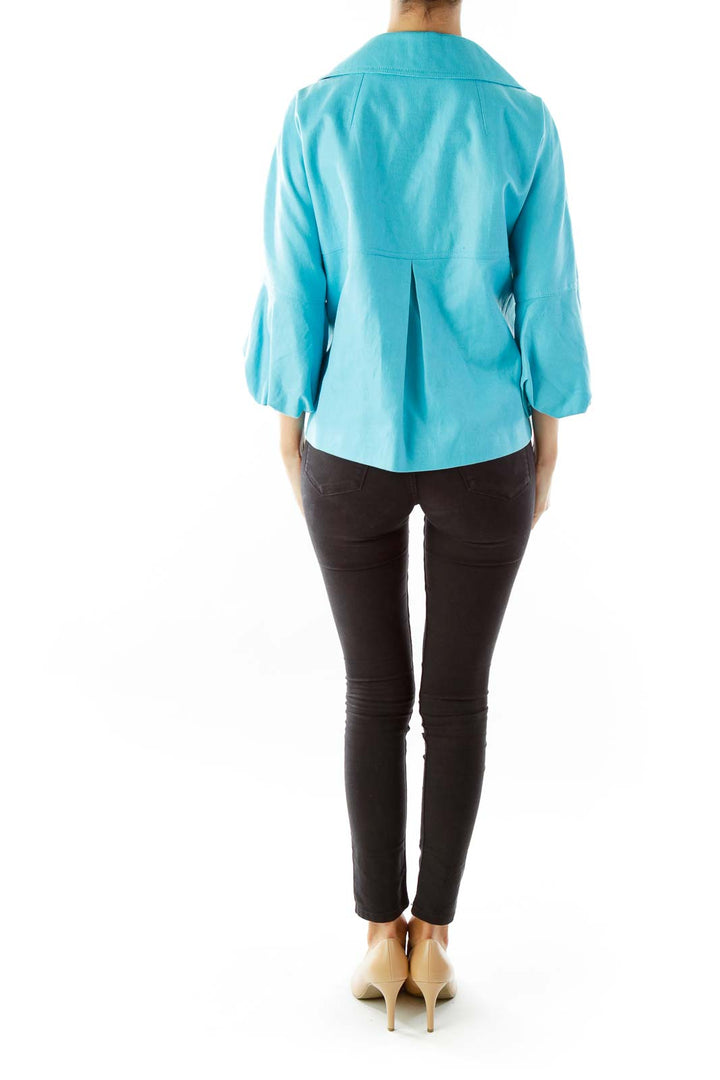 Turquoise Loose Blazer