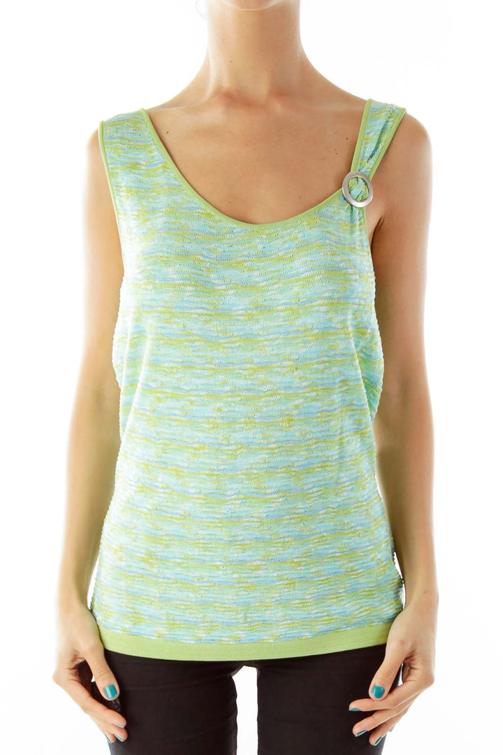 Green Blue Tank Top