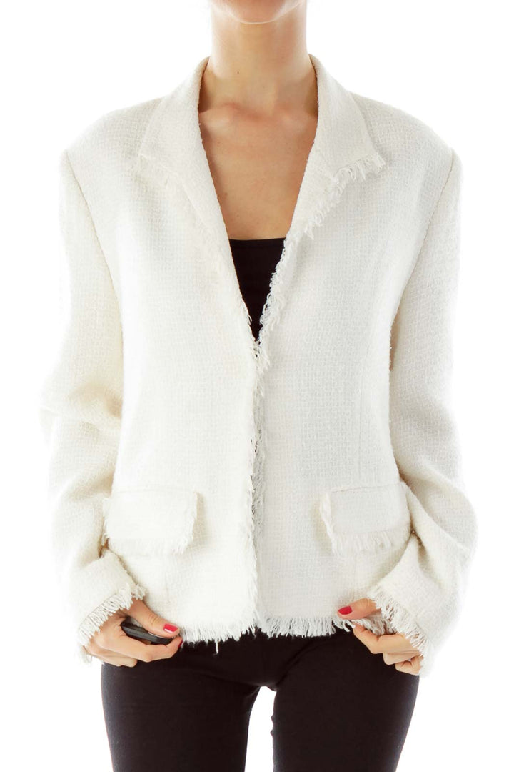 Cream Tweed Jacket