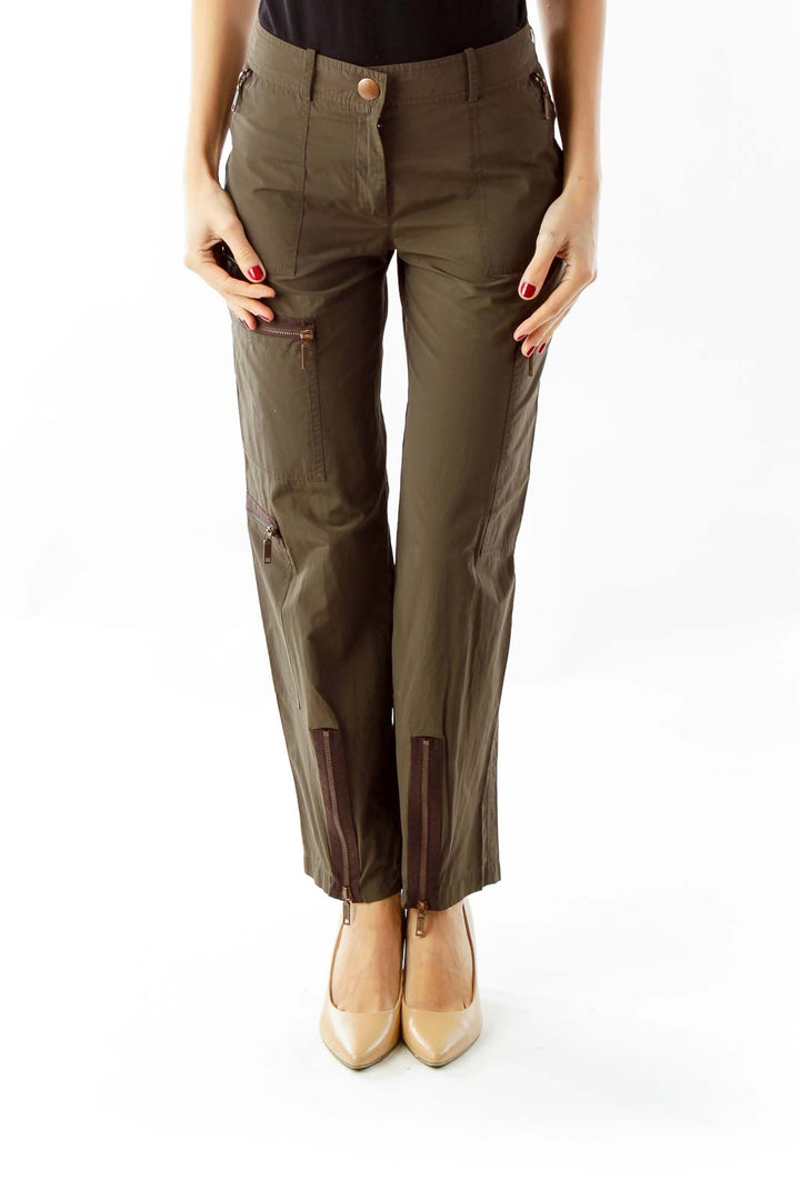 Army Green Cargo Pants