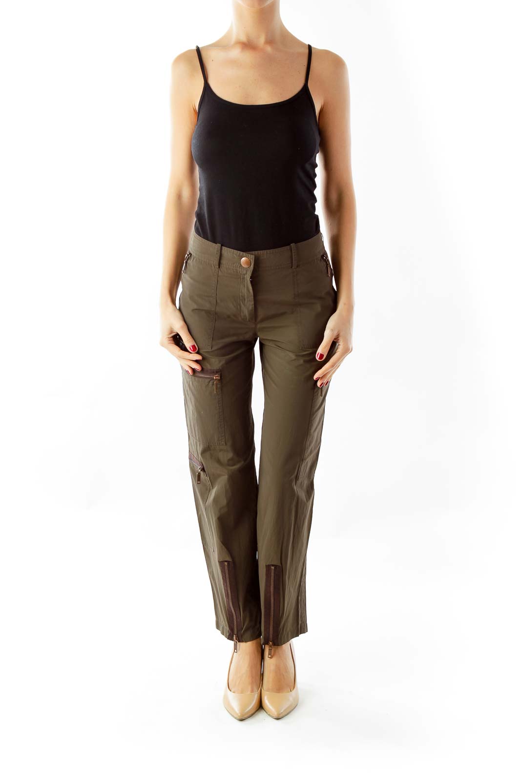 Army Green Cargo Pants