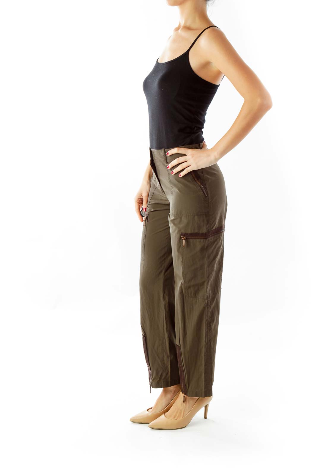 Army Green Cargo Pants