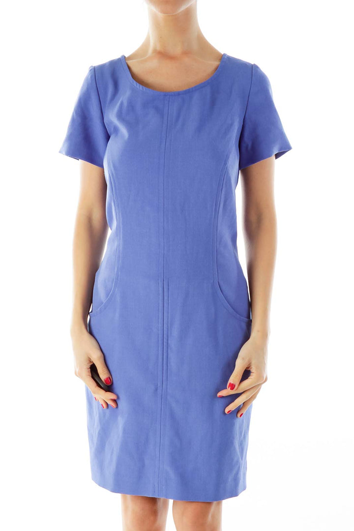 Blue Work Dress