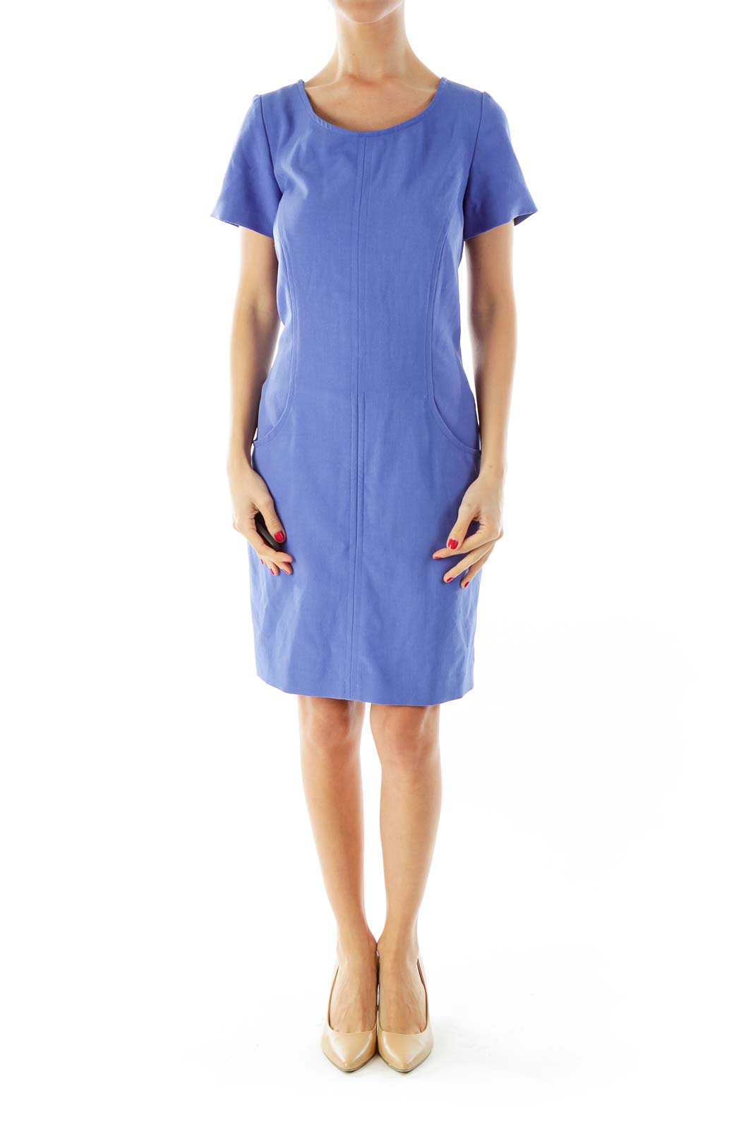 Blue Work Dress