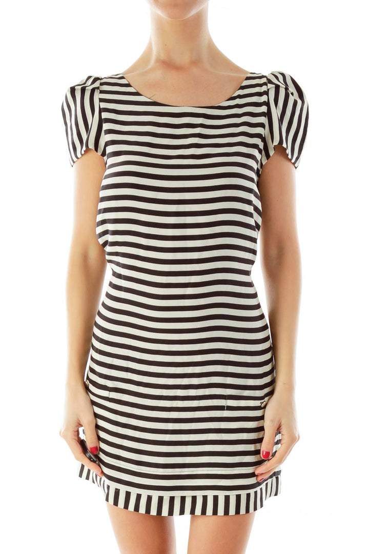 Black & White Stripped Day Dress