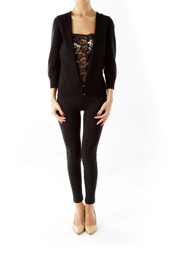 Black Lace Cardigan