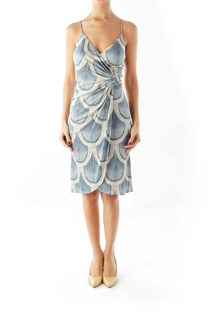 Blue Silk Day Dress