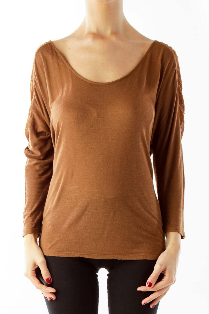 Brown Loose Shirt