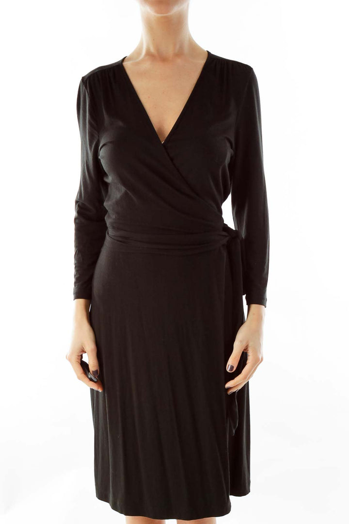 Black Wrap Dress