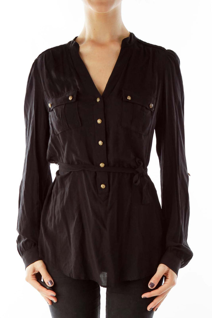 Black Button Down Shirt