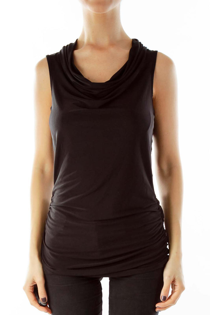 Black Sleeveless blouse