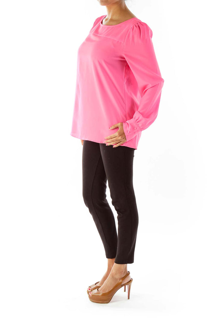 Hot Pink Loose Blouse