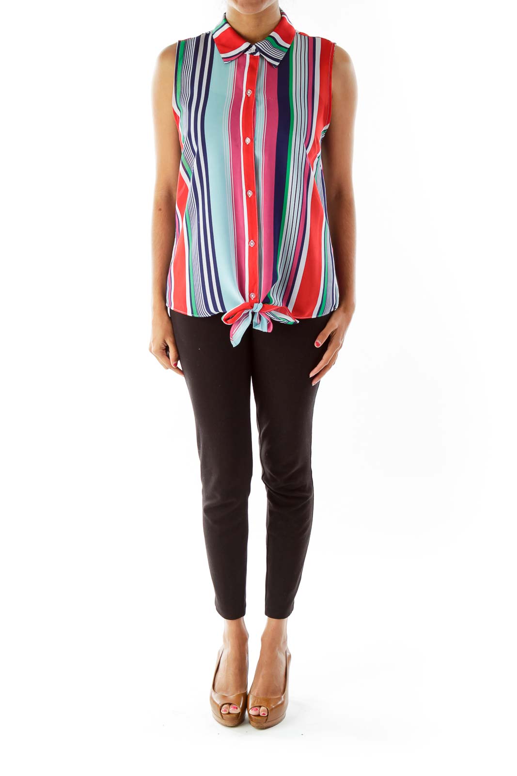 Multicolor Striped Blouse