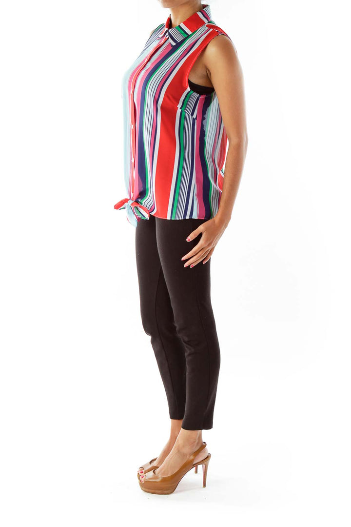 Multicolor Striped Blouse