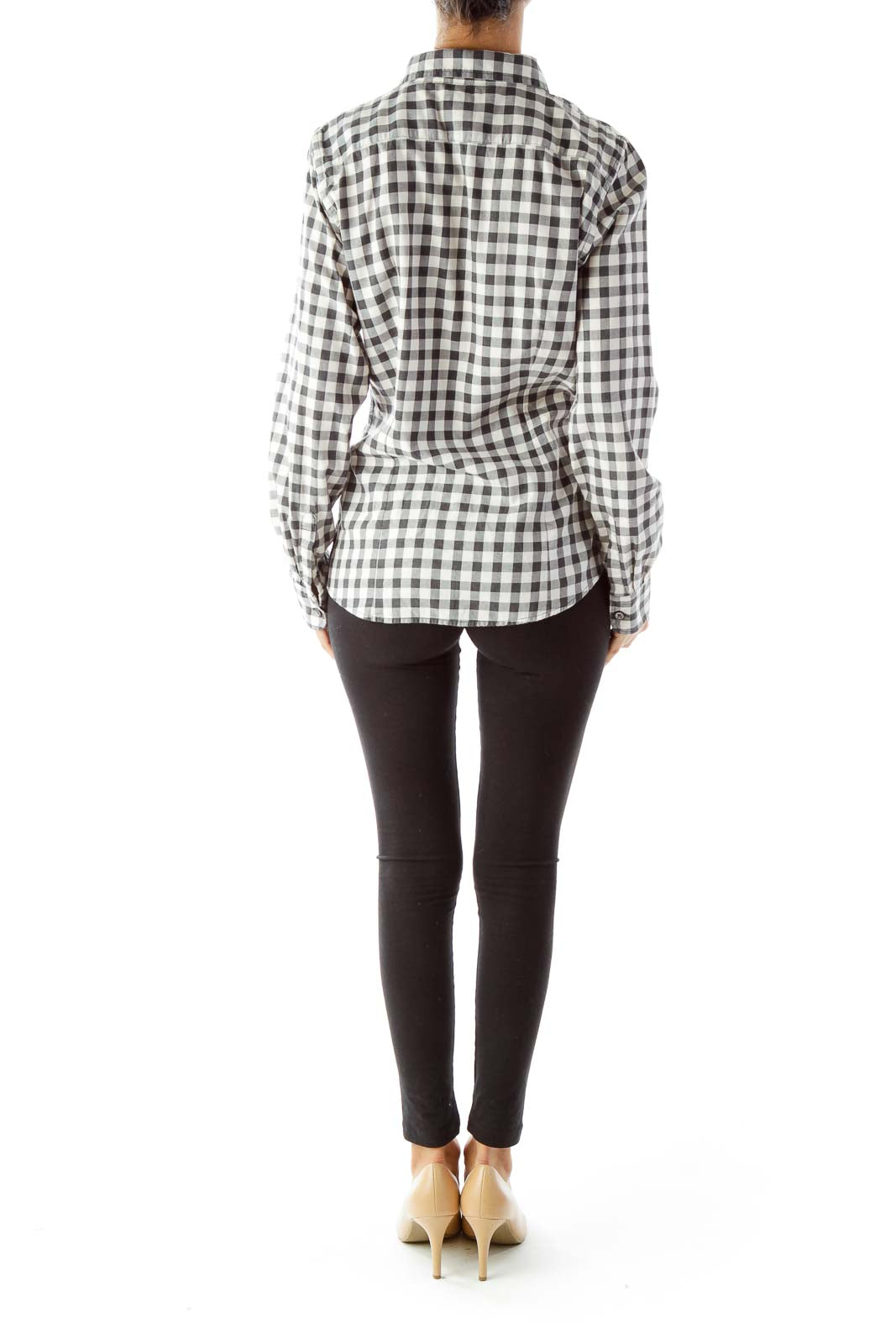 Black White Gingham Shirt