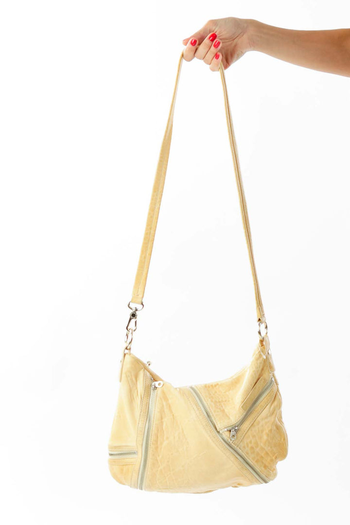 Beige Cross Body Bag